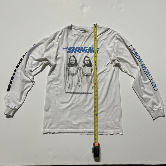 Vans The Shining Horror House of Terror Twins White T Shirt Adult M Long Sleeve - Picture 3 of 10